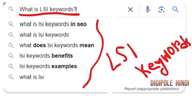 what is lsi keyword meaning in hindi